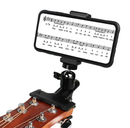 Support de téléphone pour guitare