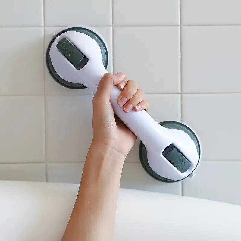 Barre d'appui de salle de bain avec ventouse pour un maintien sécurisé