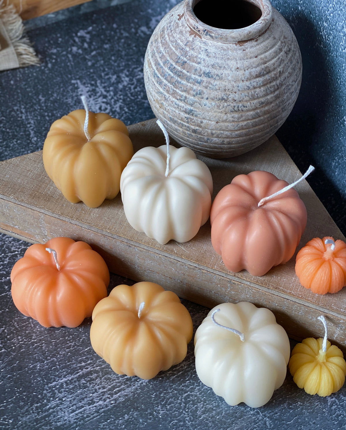 Autumn Pumpkin Handmade Soy Wax Candle – Fall Home Decor