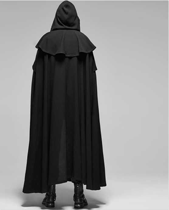Samurai Wizard Hooded Cape Cloak – Halloween Costume for Men & Women