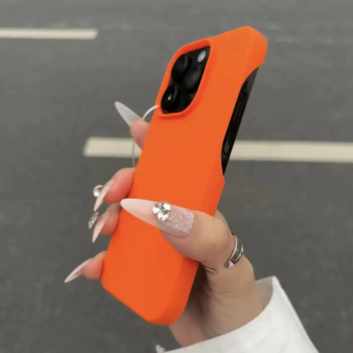 Half-Pack Silicone iPhone Case – Frosted Slim Fit