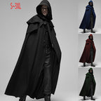 Samurai Wizard Hooded Cape Cloak – Halloween Costume for Men & Women
