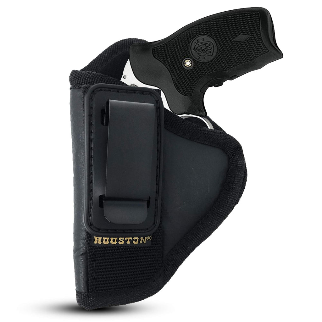 Étui de dissimulation IWB pour hommes, compatible S&W, Charter Arms, Rossi 38, Taurus BG, LCR et tous les modèles J-Frame 38 - Étui pour arme de poing pour hommes/femmes - Étui dissimulé par Houston (Gaucher)