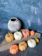Bougie artisanale à la cire de soja « Citrouille d'automne » – Décoration d'intérieur pour l'automne