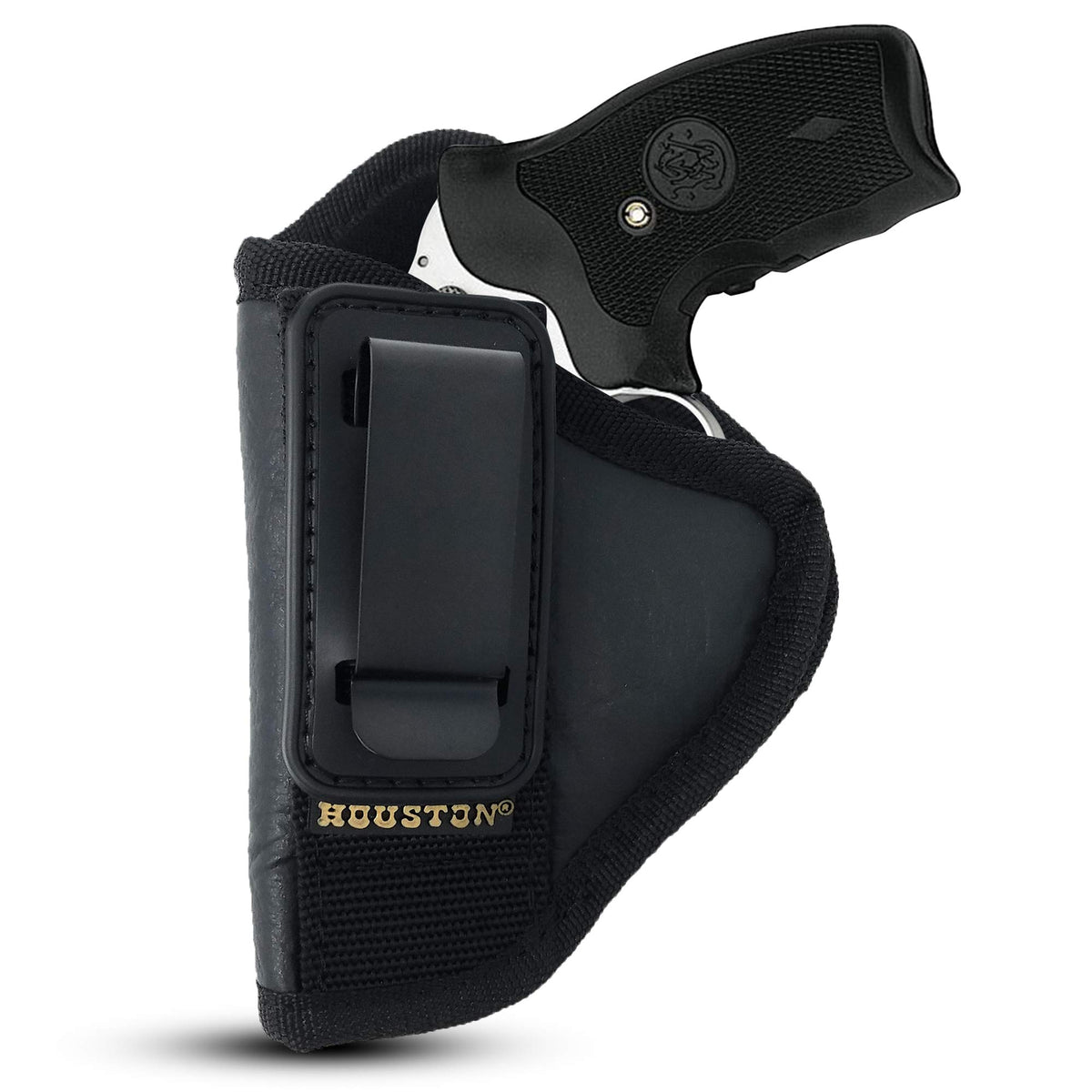 Étui de dissimulation IWB pour hommes, compatible S&W, Charter Arms, Rossi 38, Taurus BG, LCR et tous les modèles J-Frame 38 - Étui pour arme de poing pour hommes/femmes - Étui dissimulé par Houston (Gaucher)