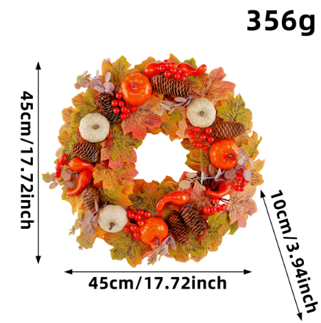 Pumpkin Harvest Garland – Autumn Home Decor