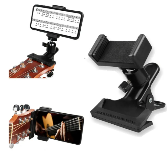 Support de téléphone pour guitare