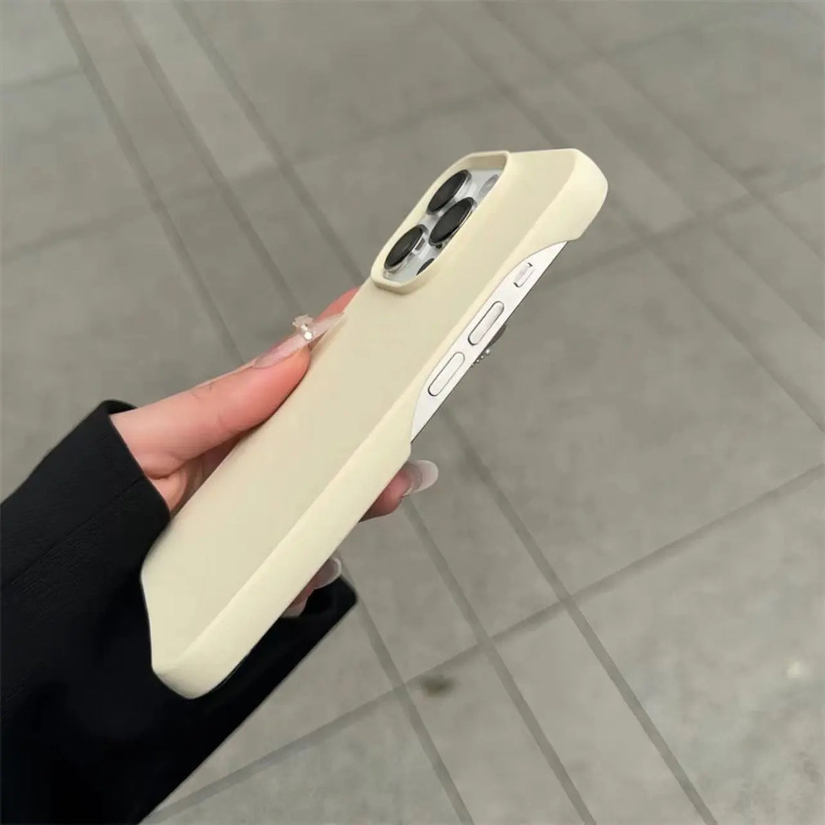Half-Pack Silicone iPhone Case – Frosted Slim Fit