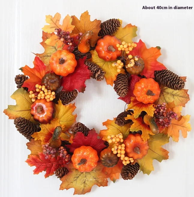 Pumpkin Harvest Garland – Autumn Home Decor