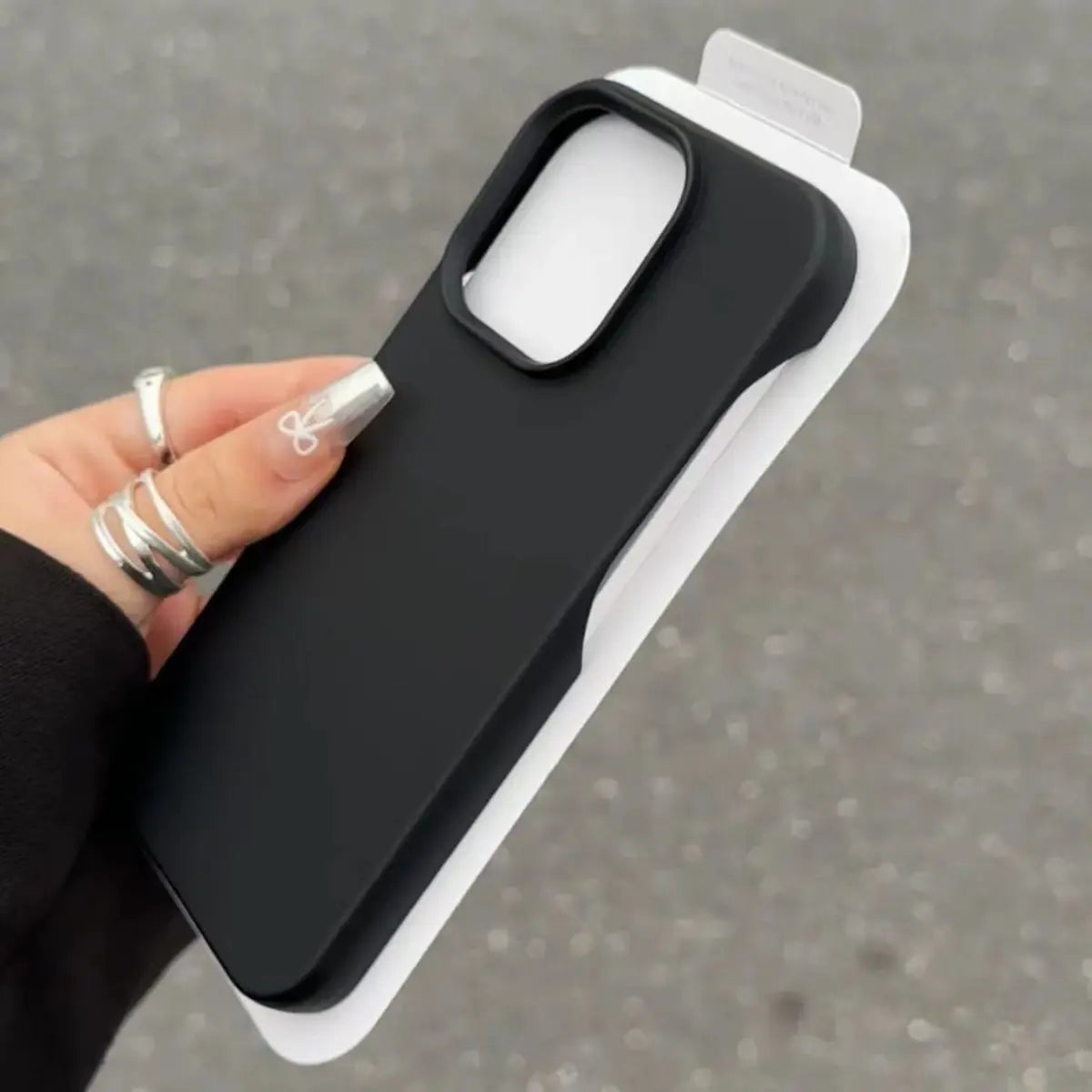 Half-Pack Silicone iPhone Case – Frosted Slim Fit