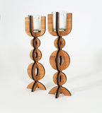 Bubble Votive Candlestick in sustainable bamboo