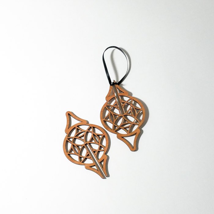 Wood Christmas Ornaments